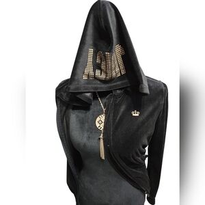 Girls Juicy Couture Velour Hoodie Size XL/16